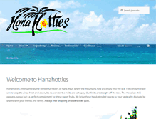 Tablet Screenshot of hanahotties.com
